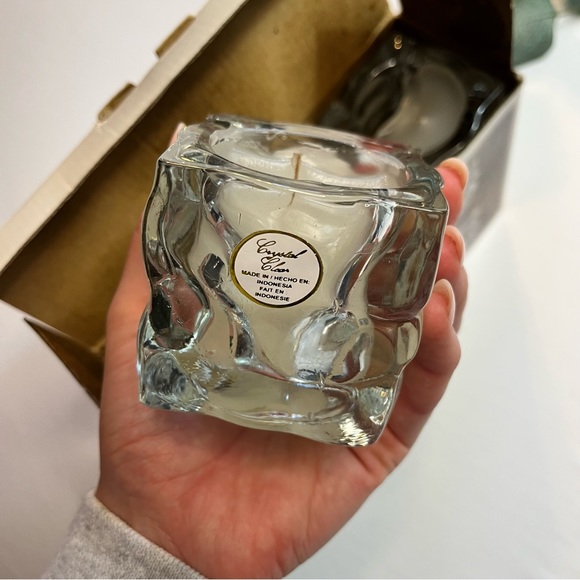 Fifth Avenue Crystal Ice Cube Candle Votives - Picture 4 of 7